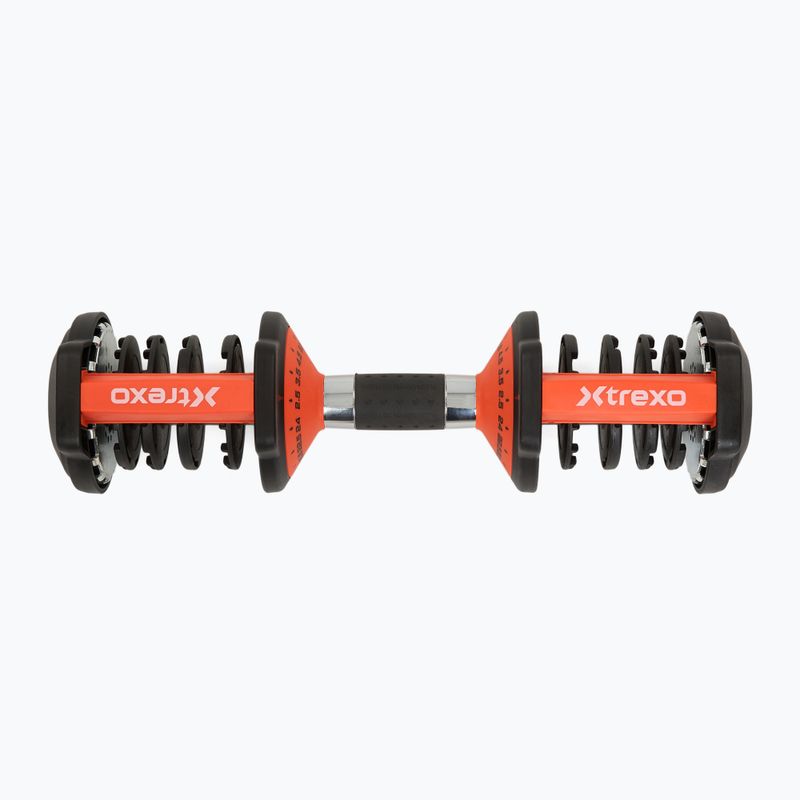 Adjustable dumbell XTREXO 24kg EVO black 8