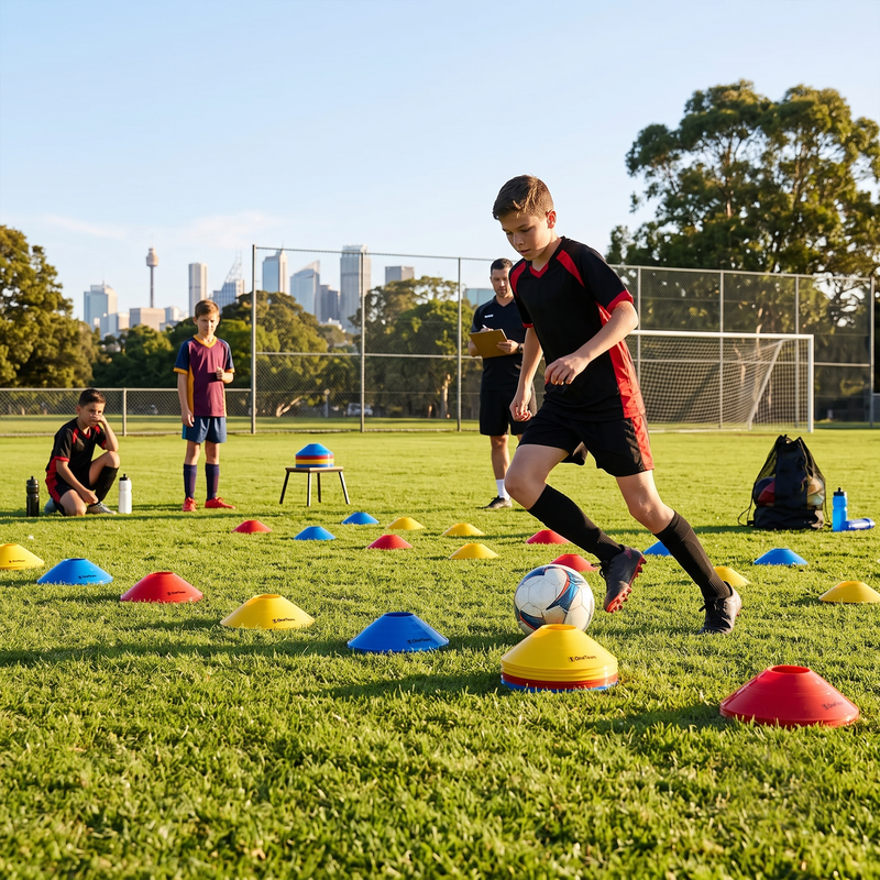 Training cones OneTeam TRFTB01 30 pieces multicoloured 2