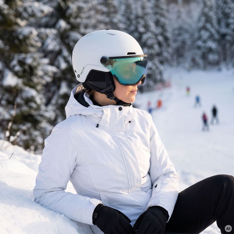 Ski helmet ATTABO Avens 2.0 Visor white 6