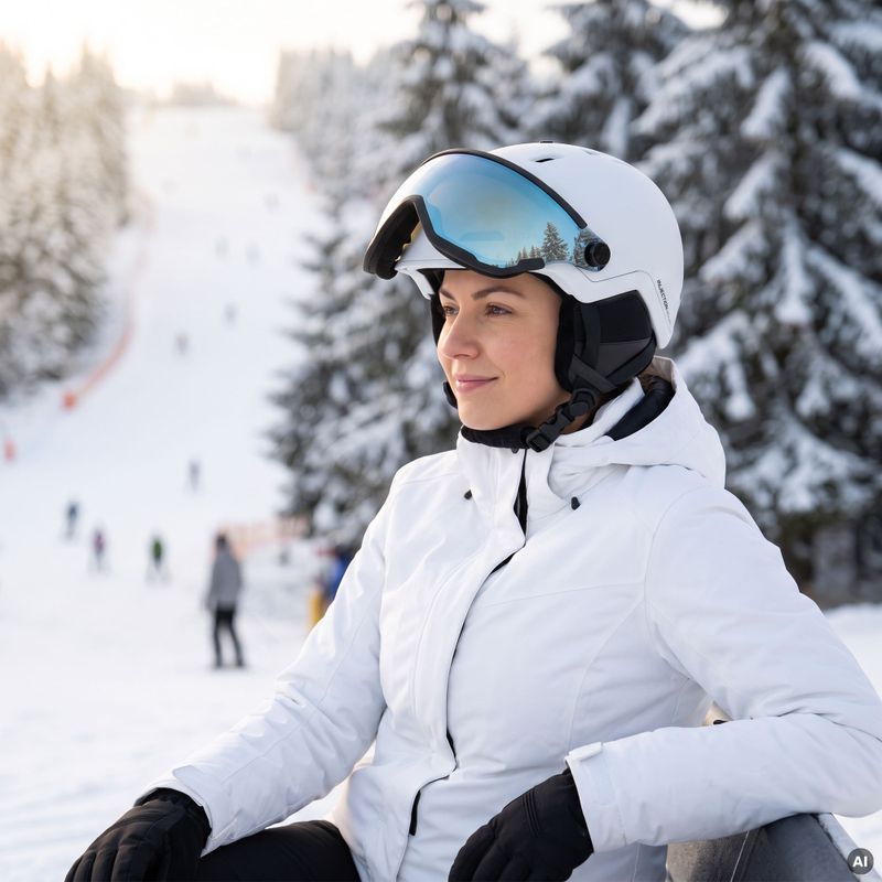 Ski helmet ATTABO Avens 2.0 Visor white 7