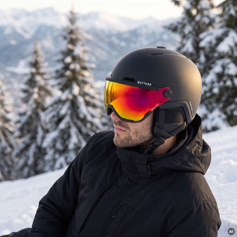 Ski helmet ATTABO Avens 2.0 Visor black 6