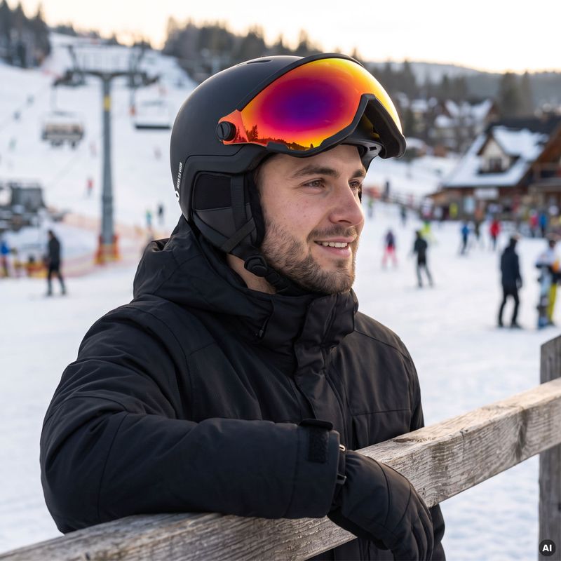 Ski helmet ATTABO Avens 2.0 Visor black 8
