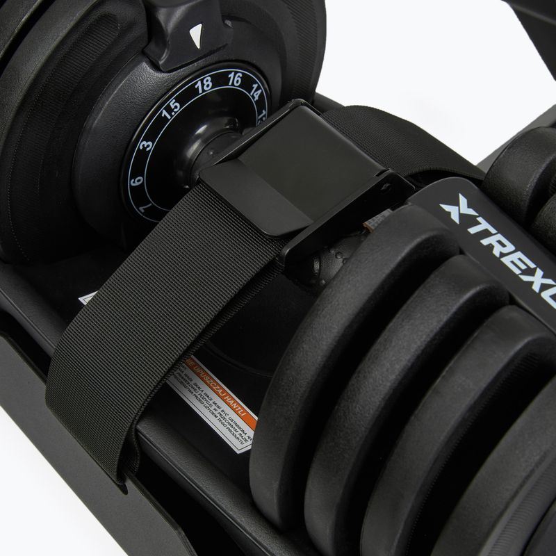 Dumbbell rack adjustable XTREXO black 8