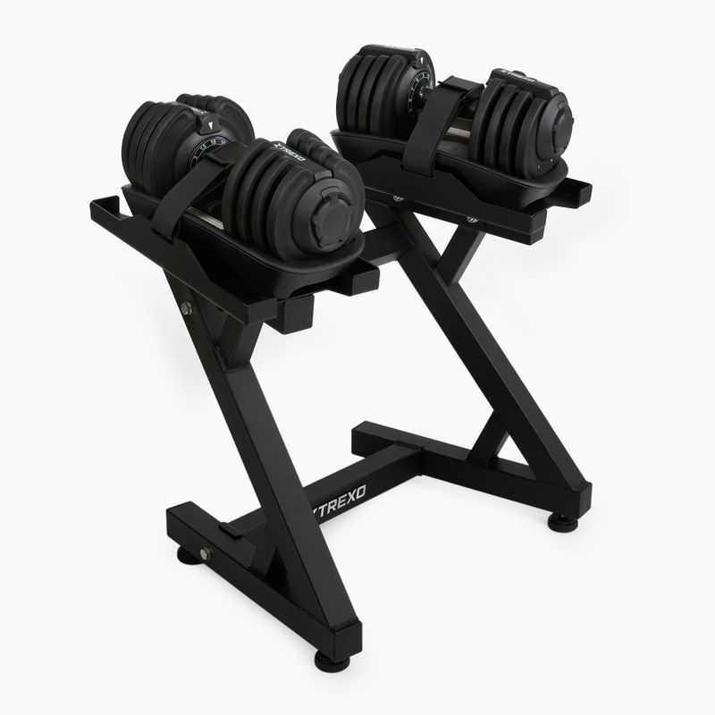 Dumbbell rack adjustable XTREXO black