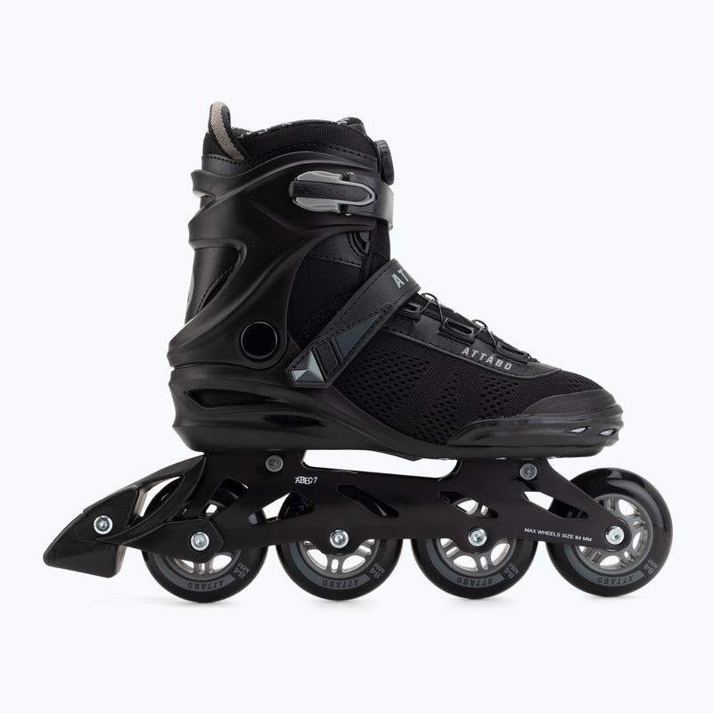 Men's inline skates ATTABO OneFoot Fitgo system black 2