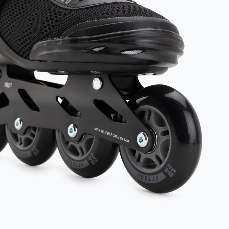 Men's inline skates ATTABO OneFoot Fitgo system black 13