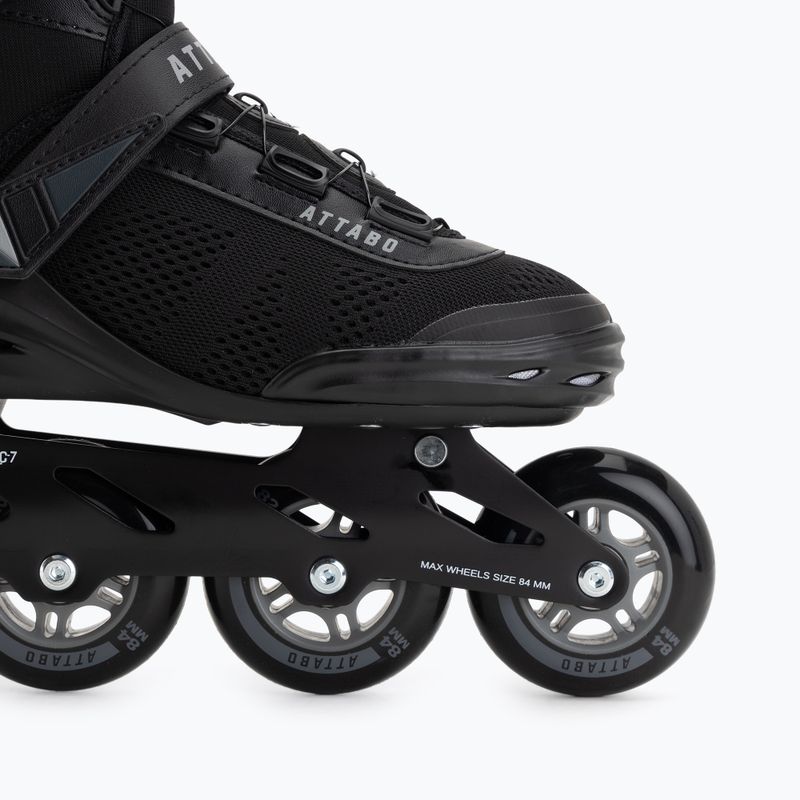 Men's inline skates ATTABO OneFoot Fitgo system black 15