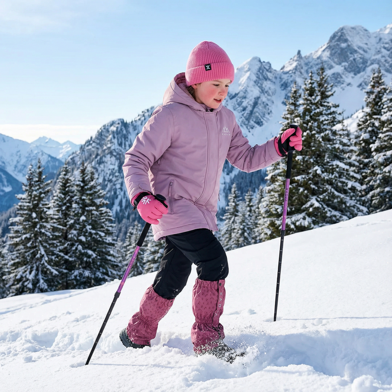 Children's trekking poles KADVA Kidd pink 2