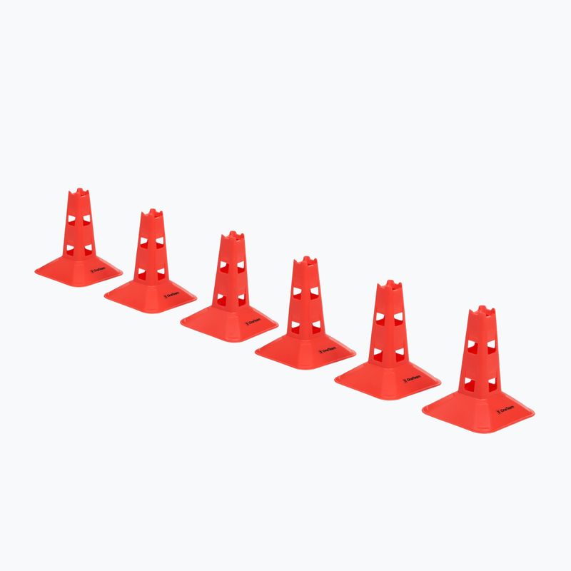 Set of cones OneTeam TRFTB03 MD6 6 pieces red 5