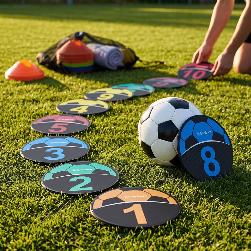 Training markers OneTeam TRF08 10 pcs. SOCCER 2