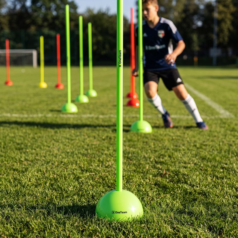 Training pole OneTeam TRF09 10 x 100 cm green 2