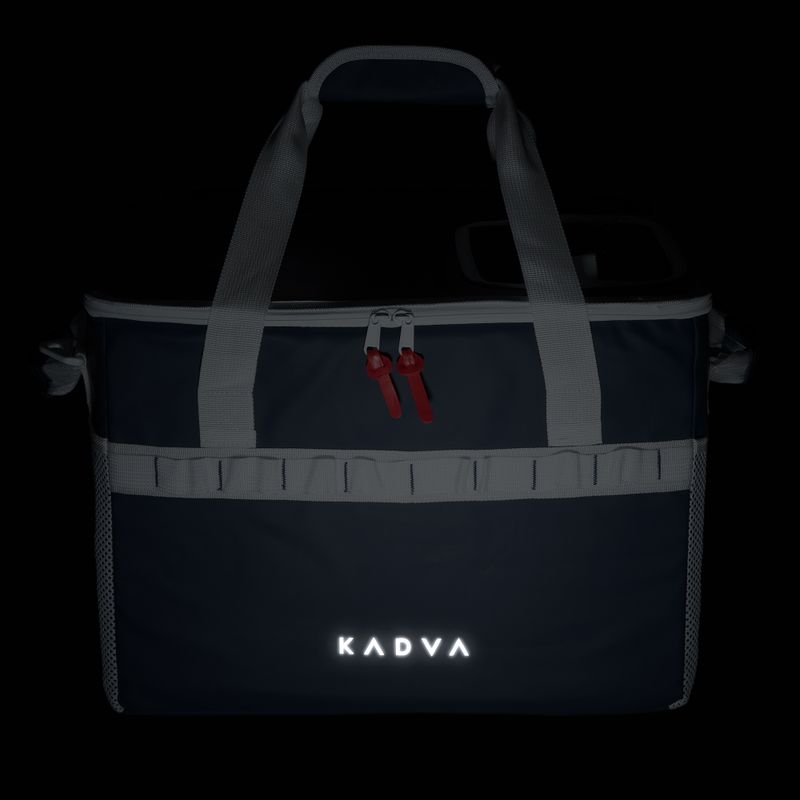 KADVA portable fridge foldable into a bag Picnicer 30 l navy blue 8