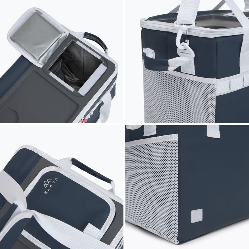 Portable fridge KADVA foldable into Picnicer 30 l navy blue 7