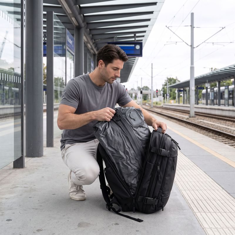 KADVA ARTravel 30 l Black Vacuum Backpack 2