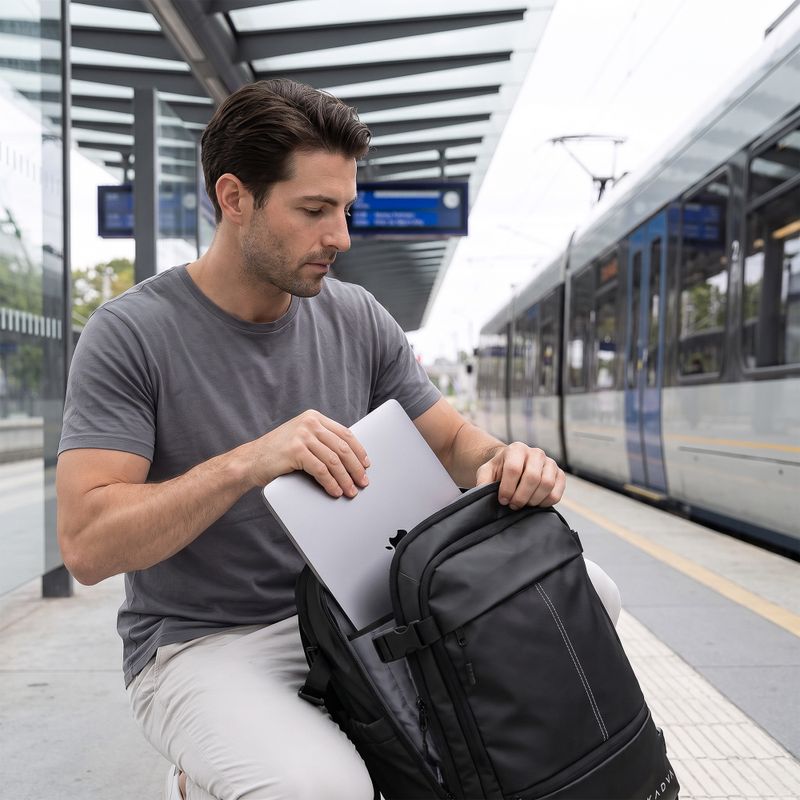 KADVA ARTravel 30 l Black Vacuum Backpack 4