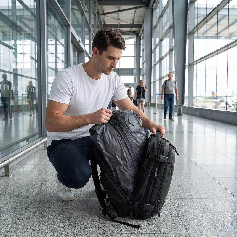 KADVA ARTravel 22L Cabin Vacuum Backpack Black 6