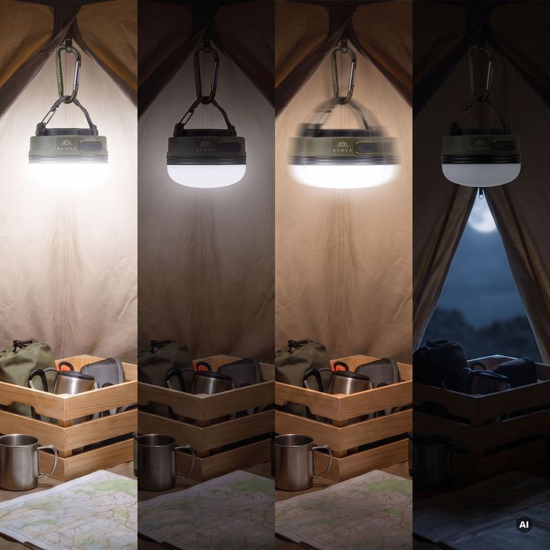 KADVA Suno green camping lamp 4