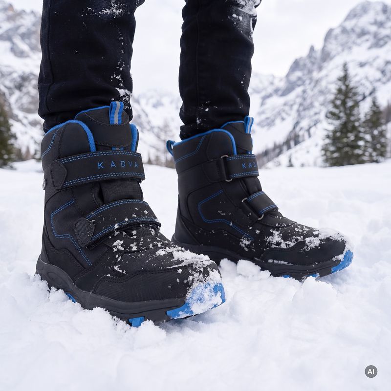 Children's snow boots KADVA Snowey Mid WP black 5
