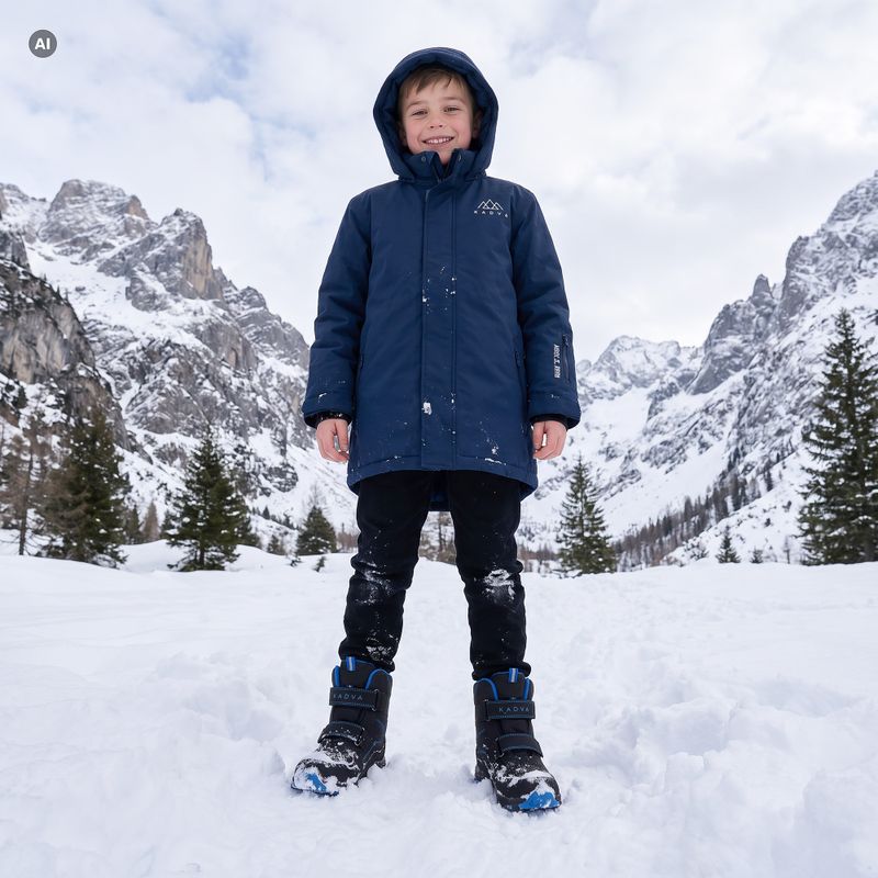 Children's snow boots KADVA Snowey Mid WP black 6