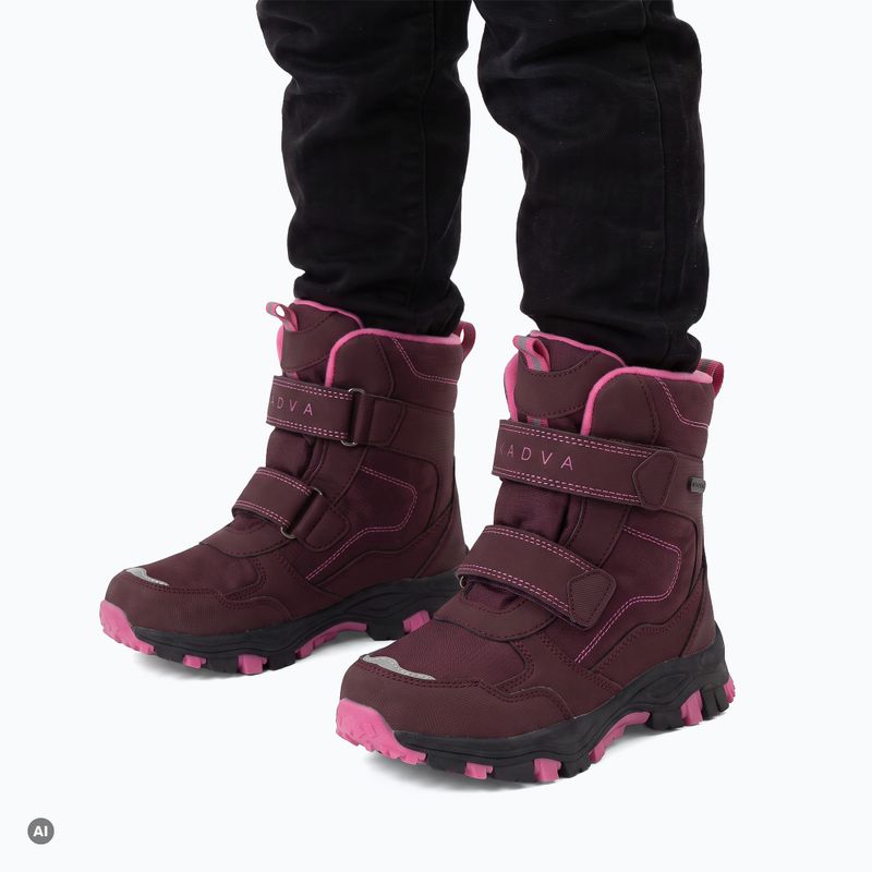Children's snow boots KADVA Snowey Mid WP pink 2