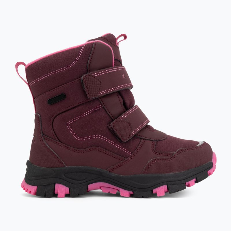 Children's snow boots KADVA Snowey Mid WP pink 8