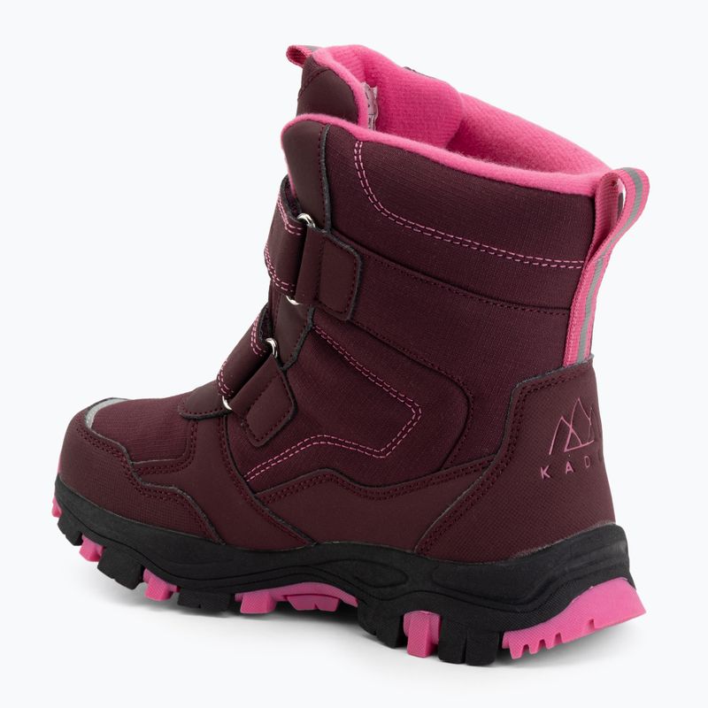 Children's snow boots KADVA Snowey Mid WP pink 9