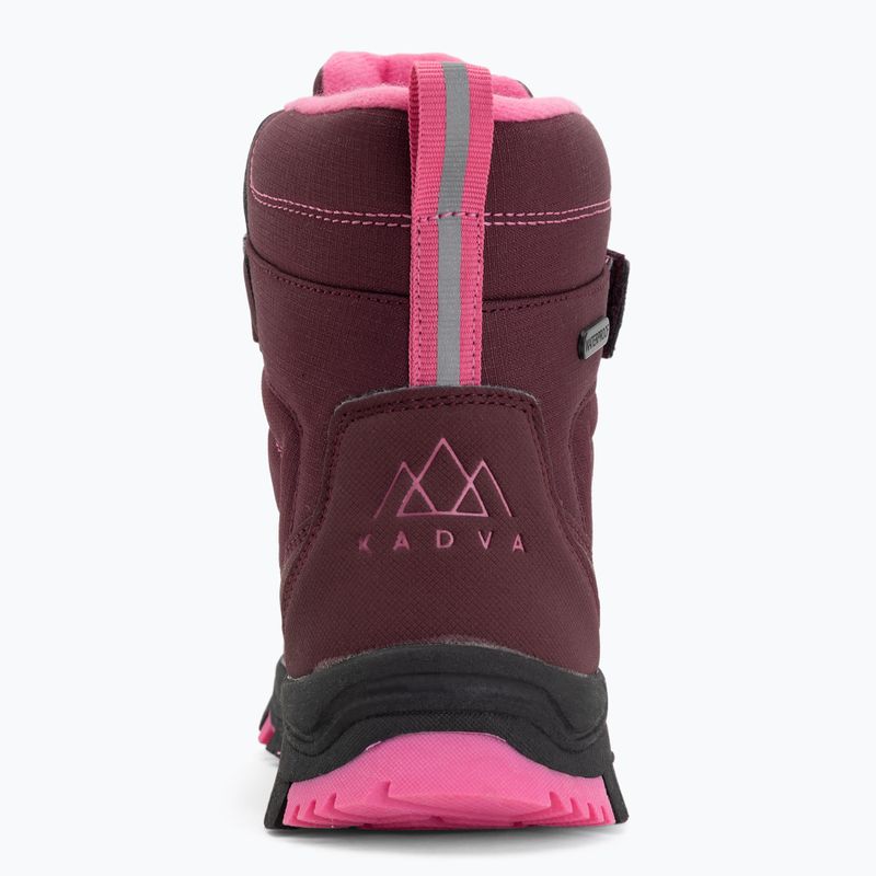 Children's snow boots KADVA Snowey Mid WP pink 12
