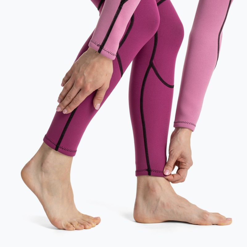 Women's surfing wetsuit AQUASTIC neoprene 3/2 mm WAVEY pink 11