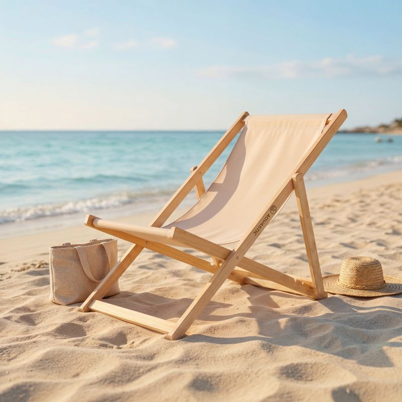 Beach lounger AQUASTIC Sunlito beige 4
