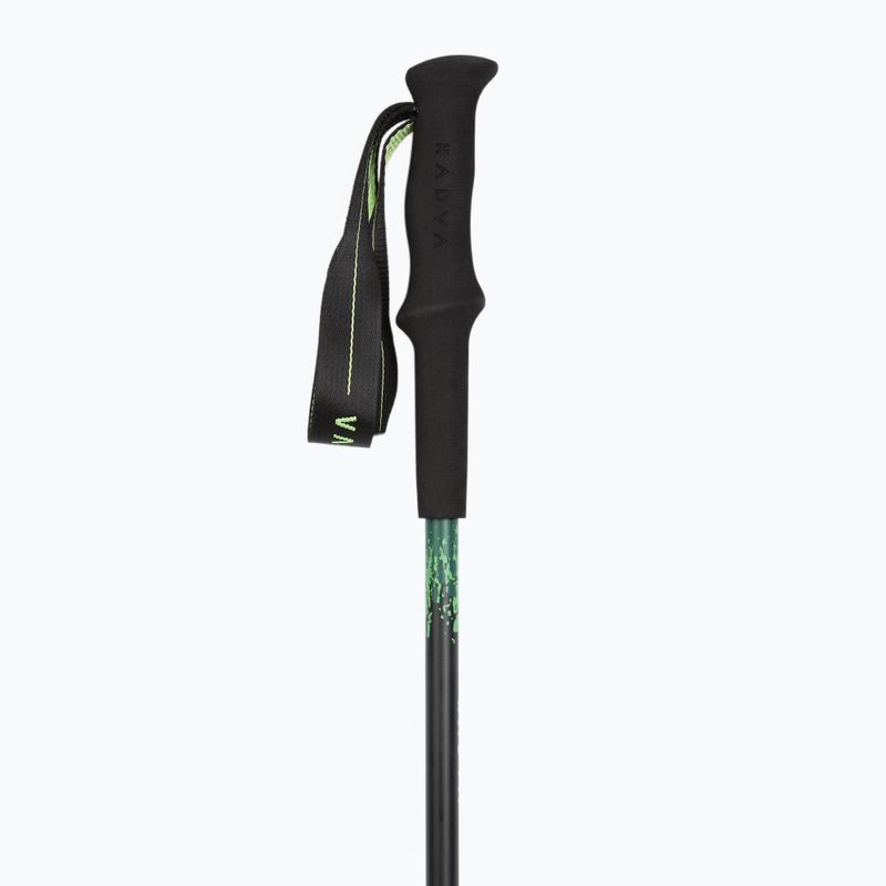 KADVA Torre adjustable carbon trekking poles green 2