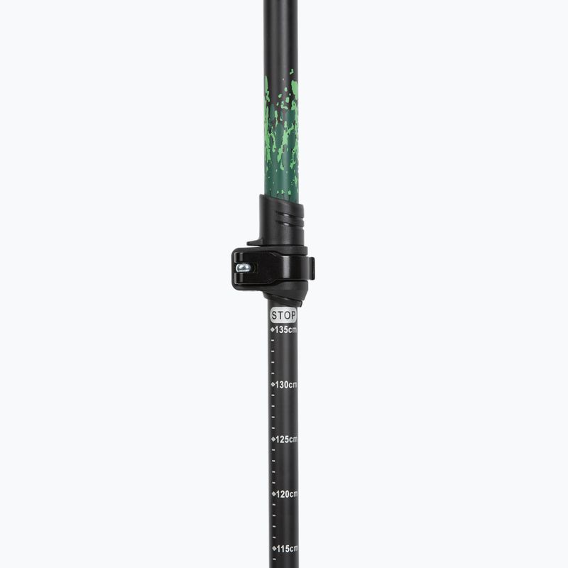 Trekking poles KADVA Torre adjustable carbon green 4