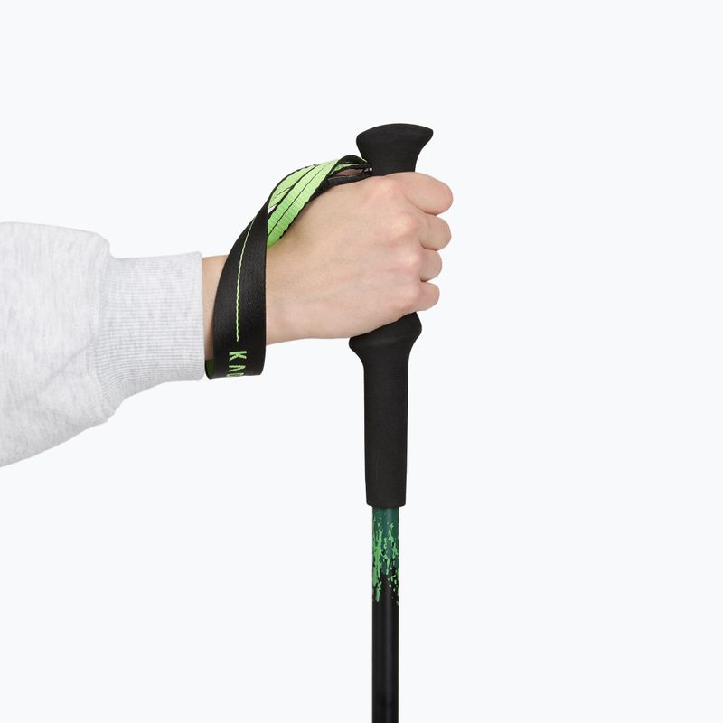 KADVA Torre adjustable carbon trekking poles green 6