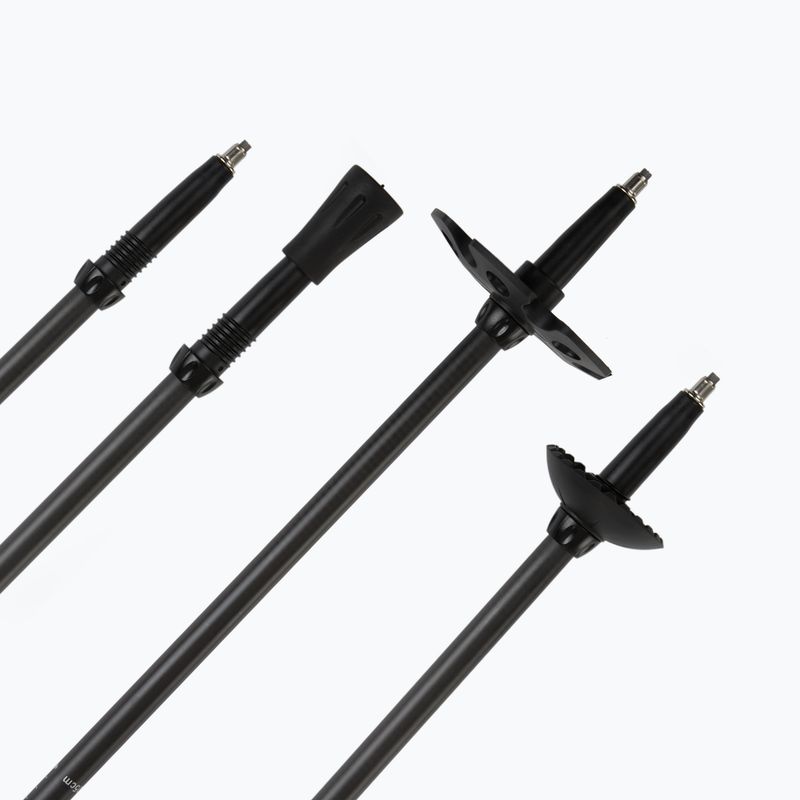 KADVA Torre adjustable carbon trekking poles green 7