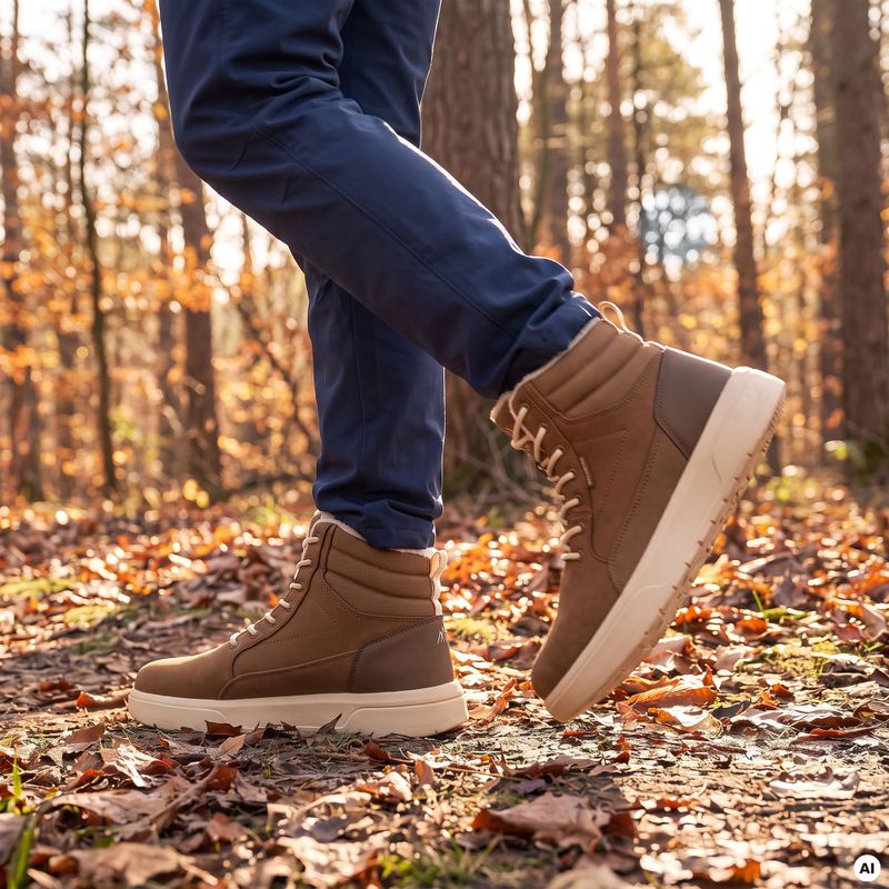 Men's barefoot shoes KADVA SPLAYON Brązowy 7