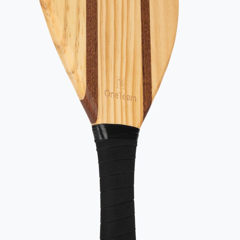 OneTeam Beach Play beach tennis set brown 4