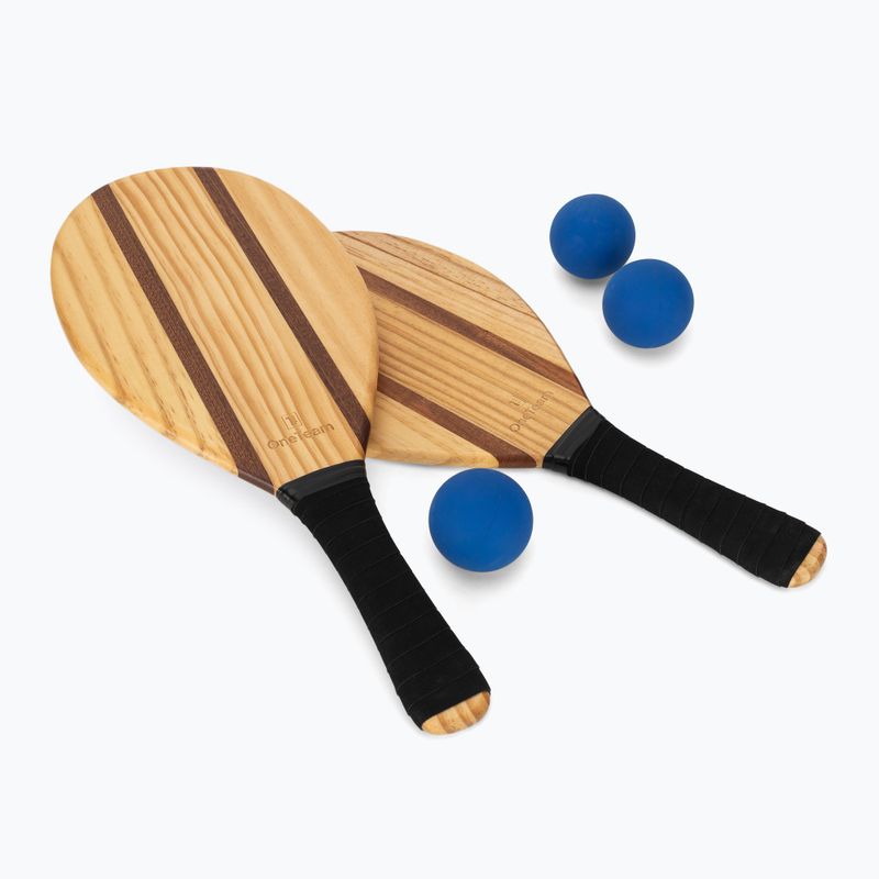 OneTeam Beach Play beach tennis set brown 11