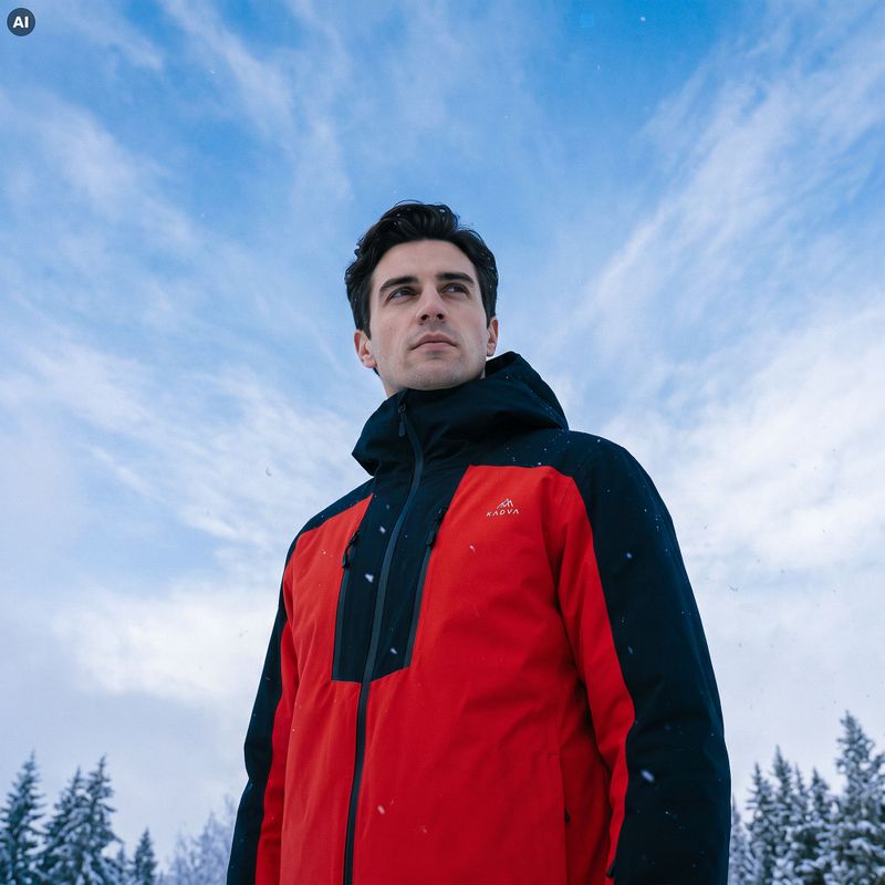 Men's ski jacket KADVA Velar WP 10K/8K black 7