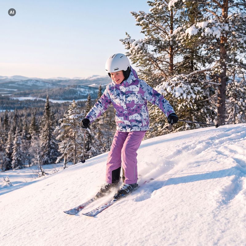 Children's ski set KADVA Skiki KDG WP 5K/3K marled 5