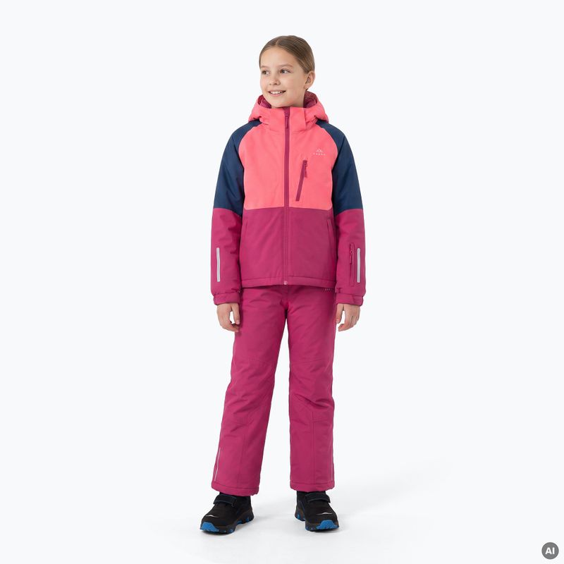 Children's ski set KADVA Blizzy JR pink