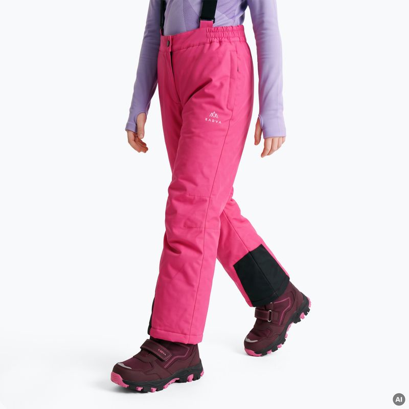 Children's ski trousers KADVA Moky JR WP 8K/5K pink 3