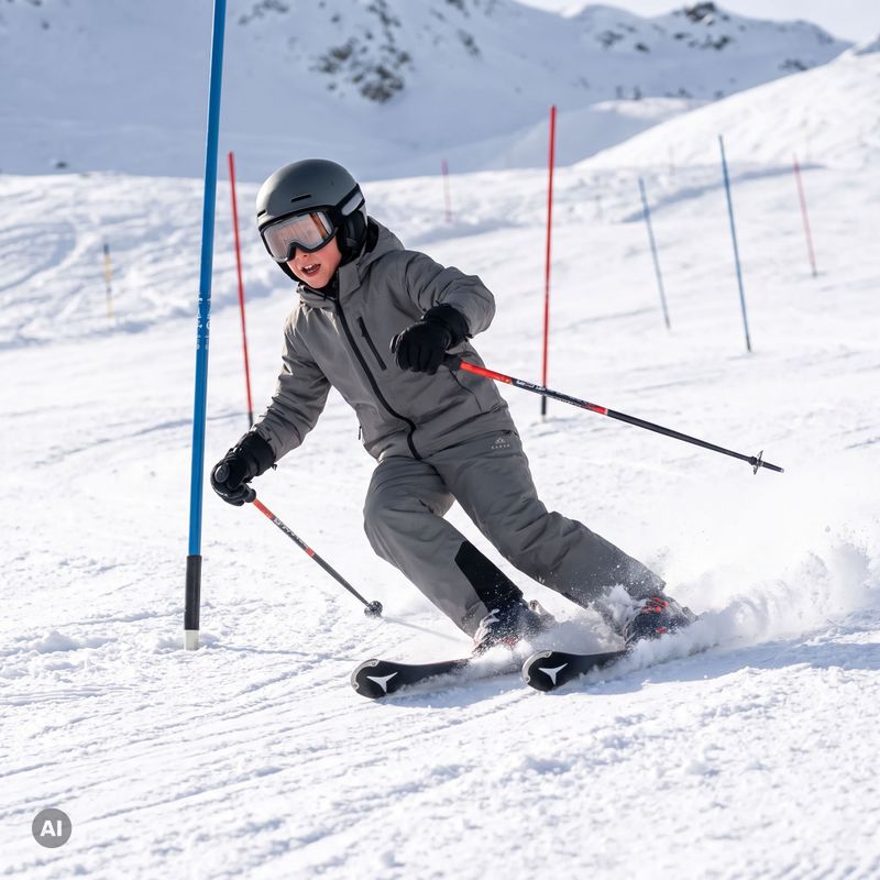 Children's ski trousers KADVA Moky JR WP 8K/5K silver 4