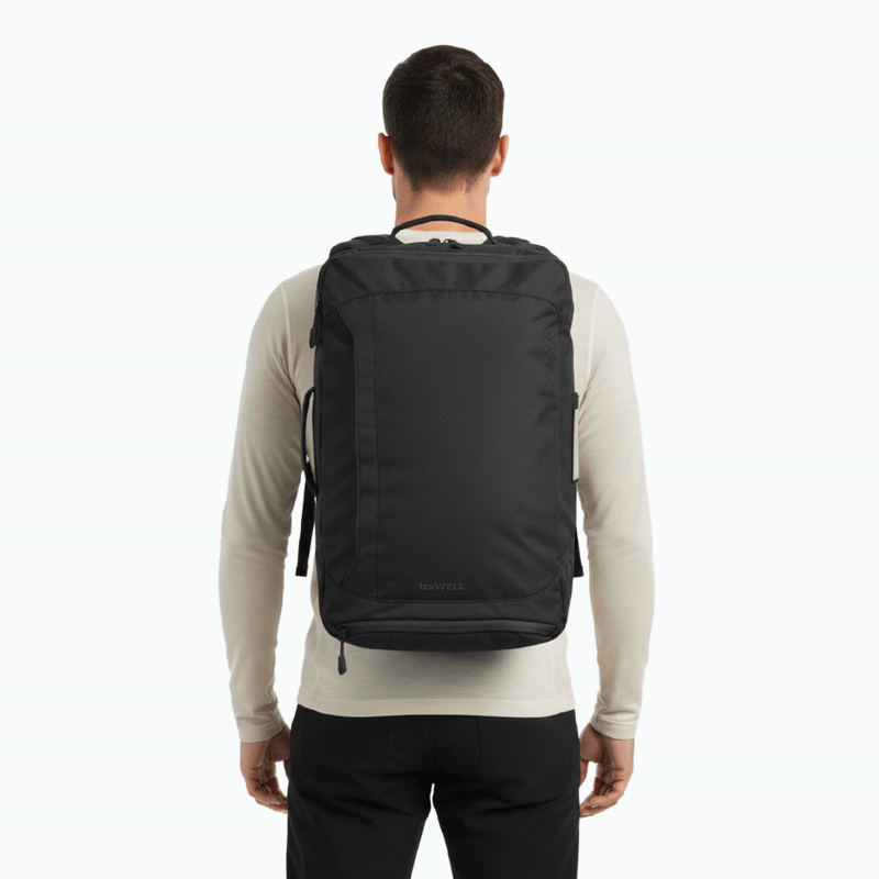 KADVA traWELL 28 l black hiking backpack 5