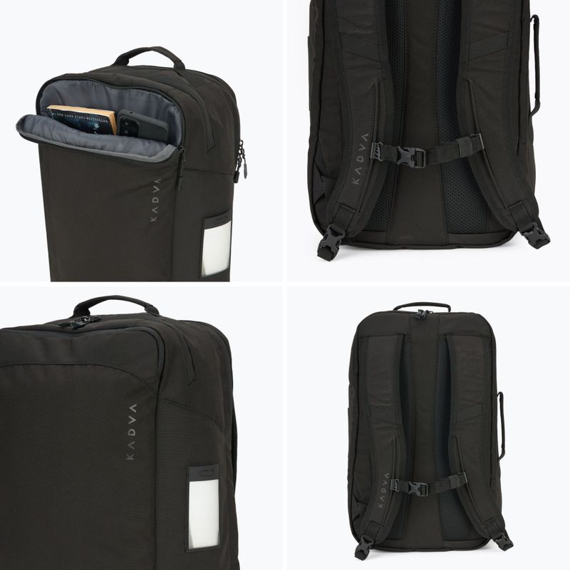 KADVA traWELL 28 l black hiking backpack 10