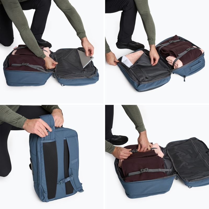 KADVA traWELL 28 l navy hiking backpack 7