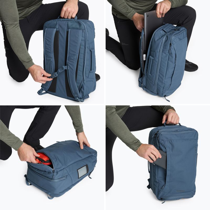 KADVA traWELL 28 l navy hiking backpack 8