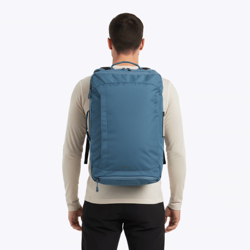 KADVA traWELL 28 l navy hiking backpack 5