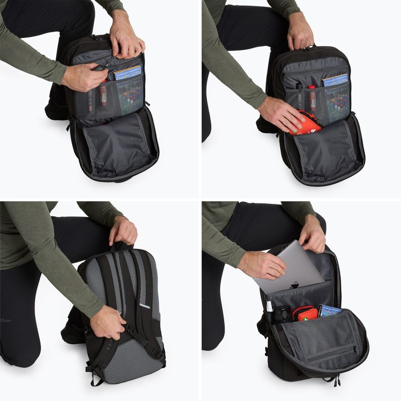 KADVA anyWAY 25 l black hiking backpack 7