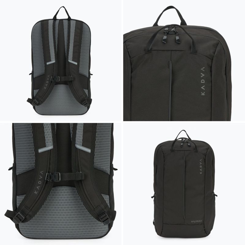 KADVA anyWAY 25 l black hiking backpack 9