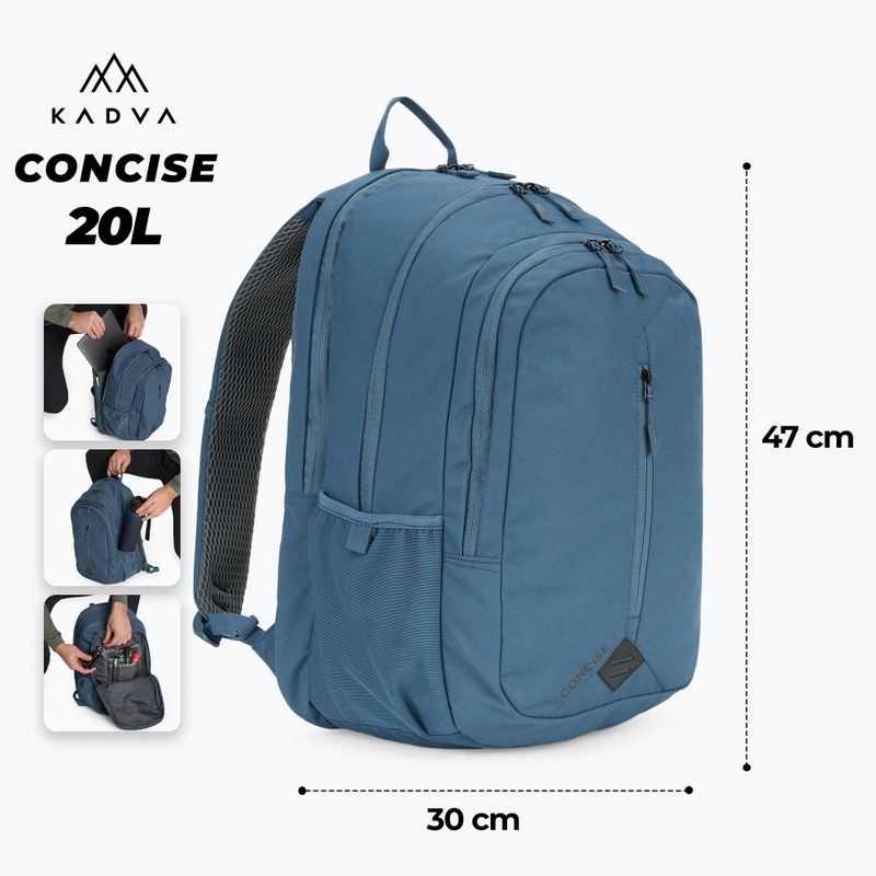 Kadva Concise 20 l hiking backpack navy 2