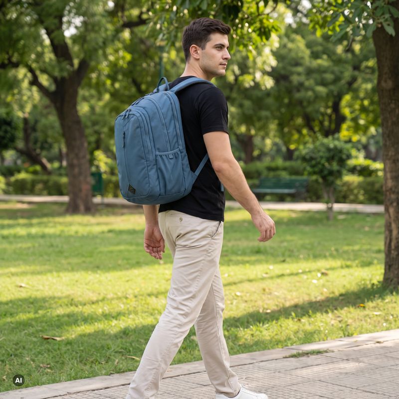 KADVA Concise 20 l navy hiking backpack 7